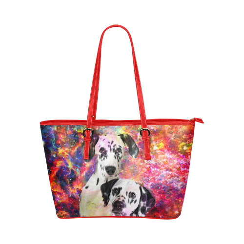 Dalmatian Leather Tote Bag