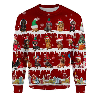 Dachshund - Snow Christmas - Premium Sweater