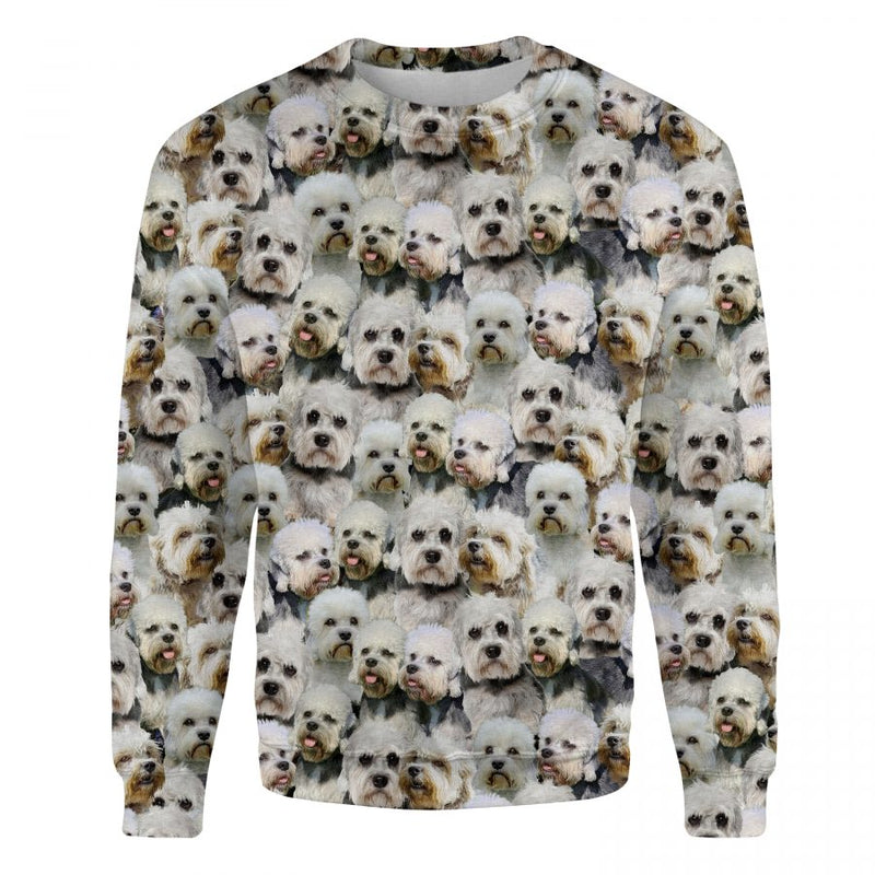 Dandie Dinmont Terrier - Full Face - Premium Sweater
