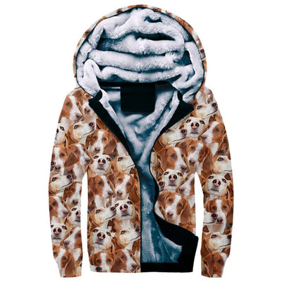 Deutsche Bracke Full Face Fleece Hoodie