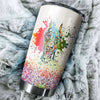 Doberman Pinscher Art Color Tumbler Cup