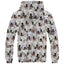 Dogo Argentino Full Face Fleece Hoodie