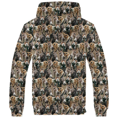 Donkey Full Face Fleece Hoodie