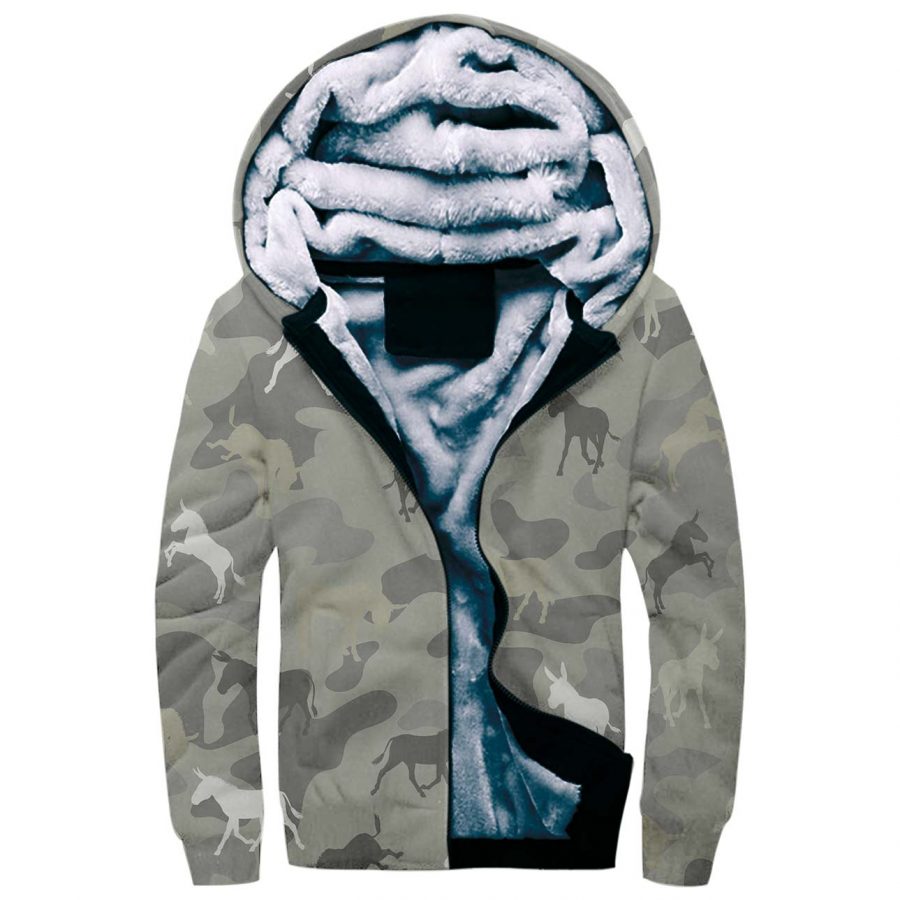 Donkey Camo Fleece Hoodie