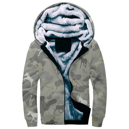 Donkey Camo Fleece Hoodie