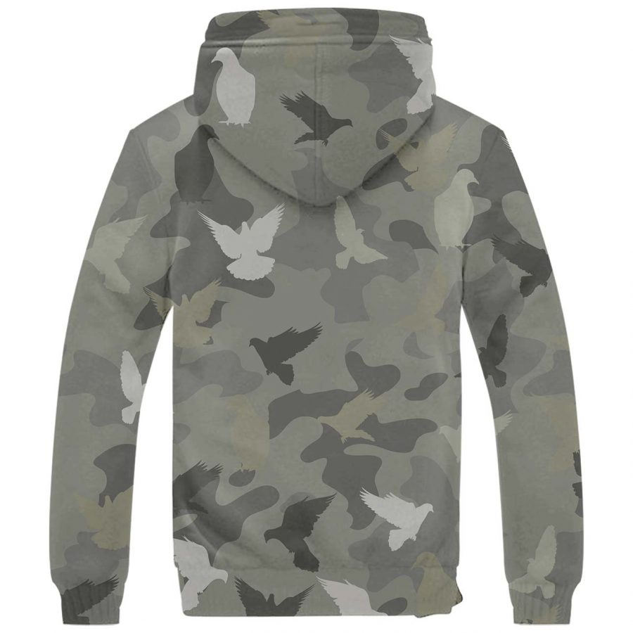 Dove Camo Fleece Hoodie