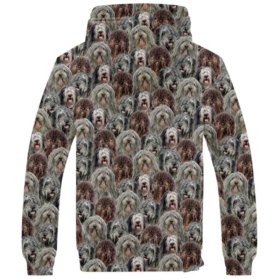 Drentse Patrijshond Full Face Fleece Hoodie