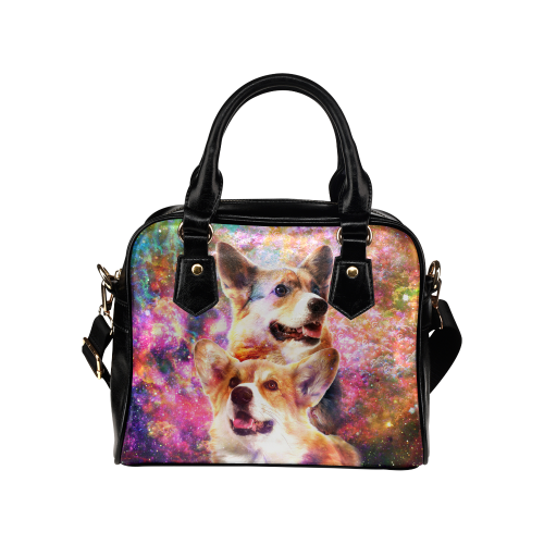 Pembroke Welsh Corgi Yin Yang Shoulder Handbag