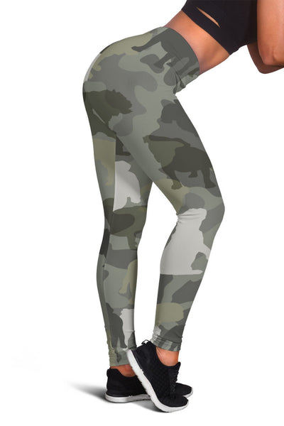 English Bulldog Camo Legging