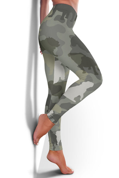 English Bulldog Camo Legging