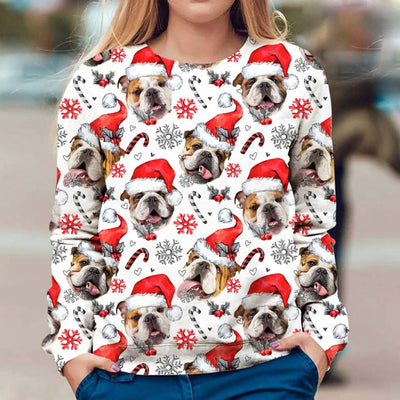 English Bulldog - Xmas Decor - Premium Sweater