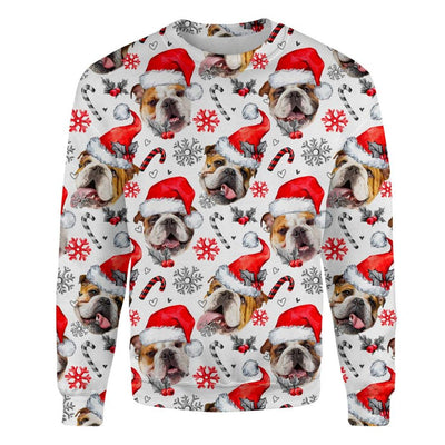 English Bulldog - Xmas Decor - Premium Sweater