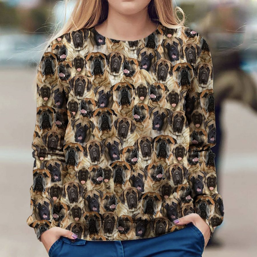 English Mastiff - Full Face - Premium Sweater