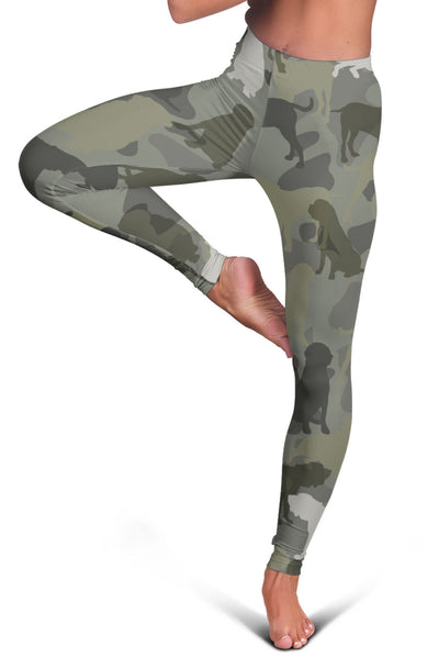 English Mastiff Camo Legging