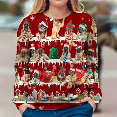 English Mastiff - Snow Christmas - Premium Sweater