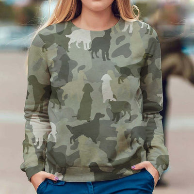 English Setter - Camo - Premium Sweater