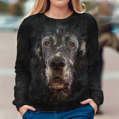 English Setter - Face Hair - Premium Sweater