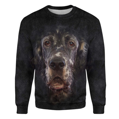 English Setter - Face Hair - Premium Sweater