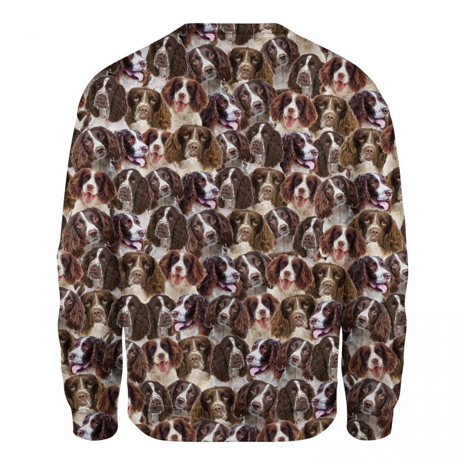 English Springer Spaniel - Full Face - Premium Sweater