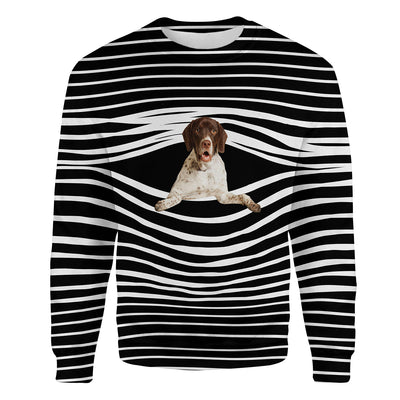 English Pointer - Stripe - Premium Sweater