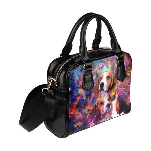 Beagle Yin Yang Shoulder Handbag
