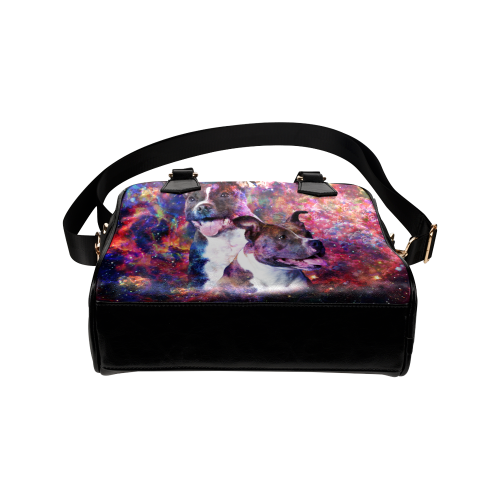 Staffordshire Bull Terrier Yin Yang Shoulder Handbag