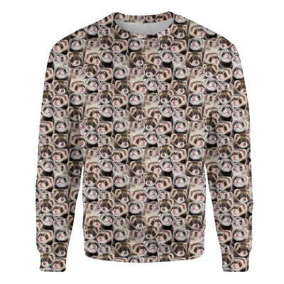Ferret - Full Face - Premium Sweater