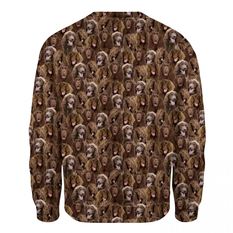 Field Spaniel - Full Face - Premium Sweater