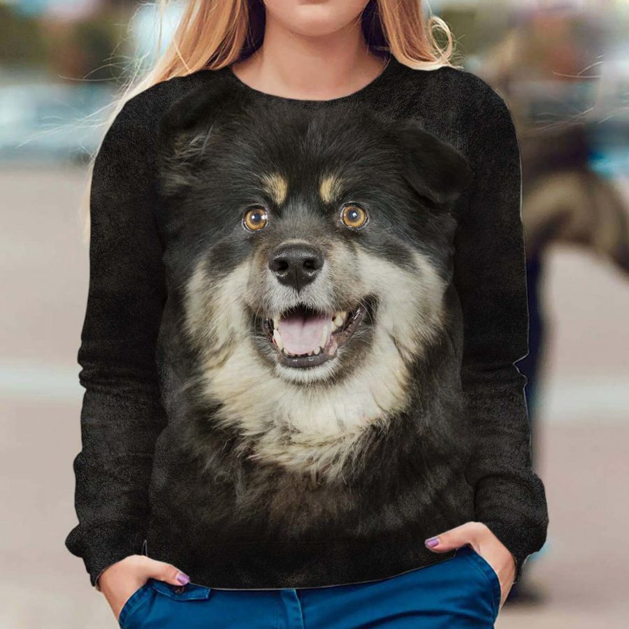 Finnish Lapphund - Face Hair - Premium Sweater