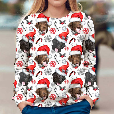 Flat Coated Retriever - Xmas Decor - Premium Sweater