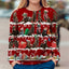 Flat Coated Retriever - Snow Christmas - Premium Sweater