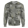 Flat-coated Retriever - Camo - Premium Sweater