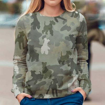 Fox Terrier - Camo - Premium Sweater
