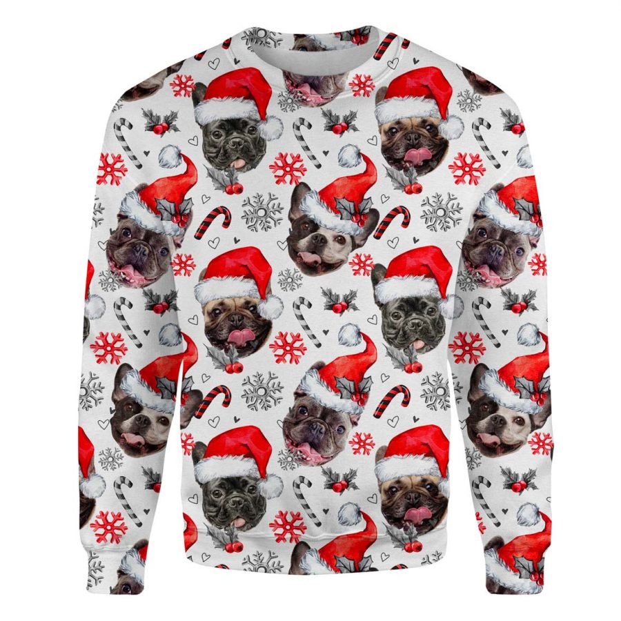 French Bulldog - Xmas Decor - Premium Sweater