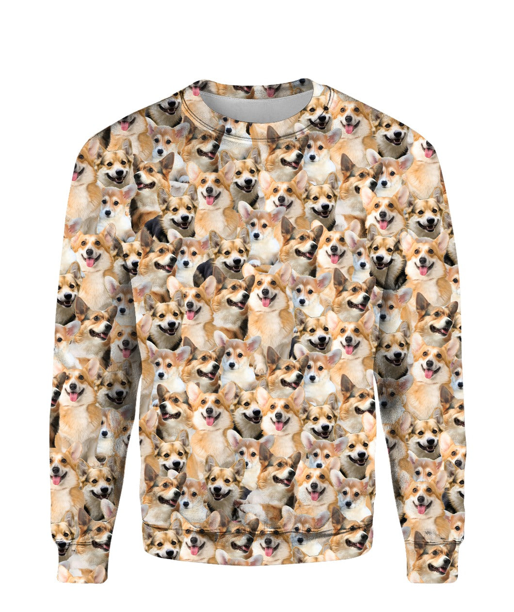 Welsh Corgi - Full Face - Premium Sweater