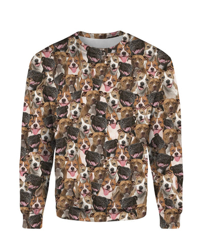 American Staffordshire Terrier - Full Face - Premium Sweater