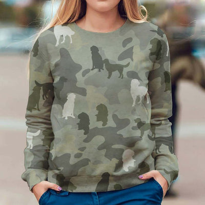 German Longhaired Pointer - Camo - Premium Sweater