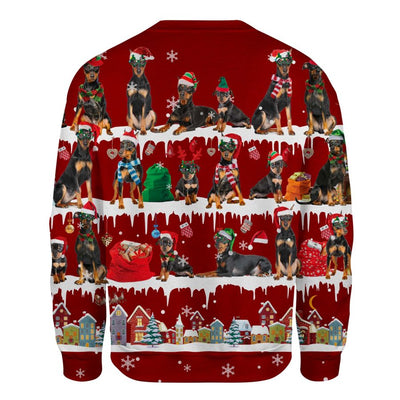 German Pinscher - Snow Christmas - Premium Sweater