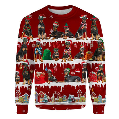 German Pinscher - Snow Christmas - Premium Sweater