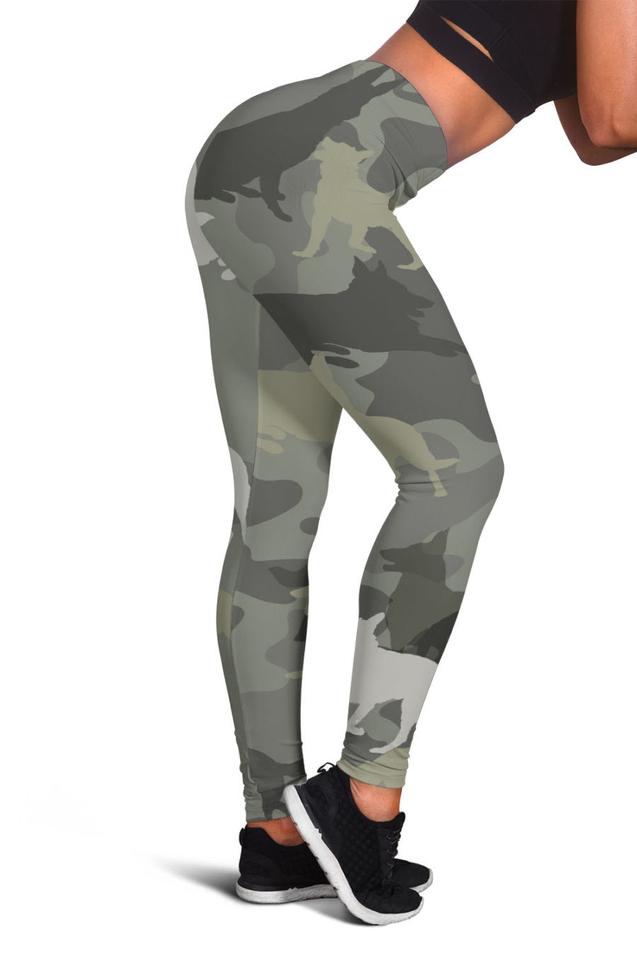 German Shepherd Camo Legging