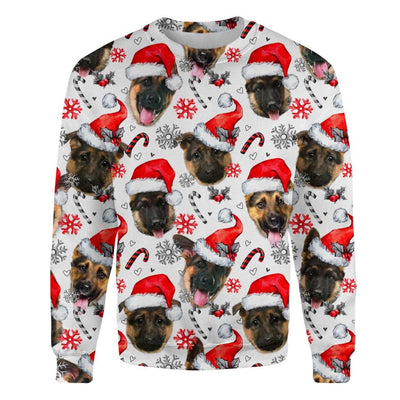 German Shepherd - Xmas Decor - Premium Sweater