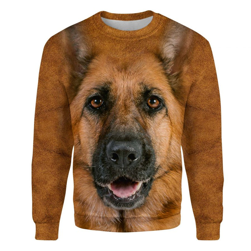 German Shepherd - Face Hair - Premium Sweater