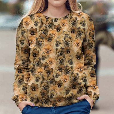 German Spitz - Full Face - Premium Sweater