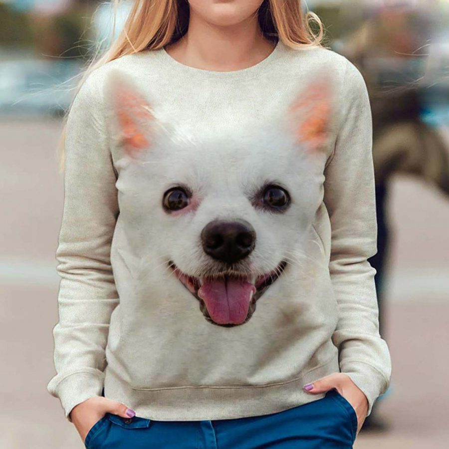 German Spitz - Face Hair - Premium Sweater