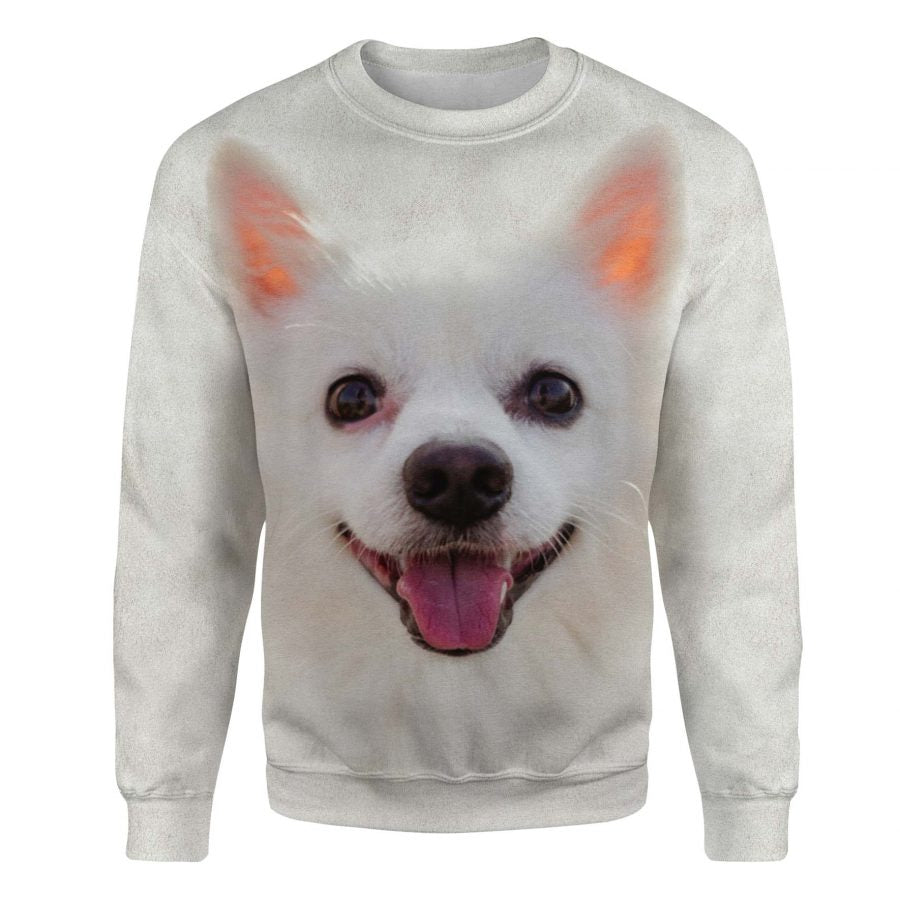 German Spitz - Face Hair - Premium Sweater