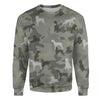 German Wirehaired Pointer - Camo - Premium Sweater
