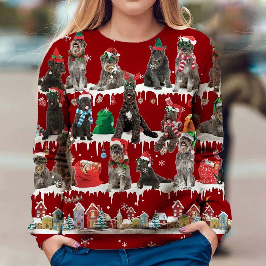 Giant Schnauzer - Snow Christmas - Premium Sweater