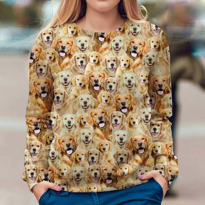 Golden Retriever - Full Face - Premium Sweater