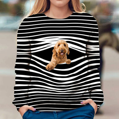 Goldendoodle - Stripe - Premium Sweater