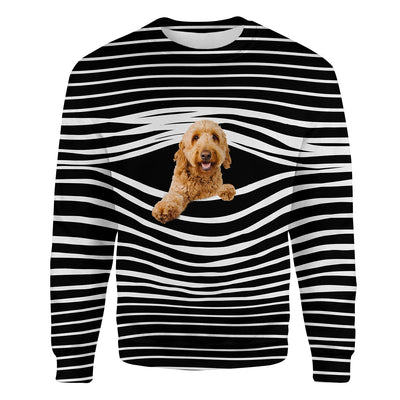 Goldendoodle - Stripe - Premium Sweater
